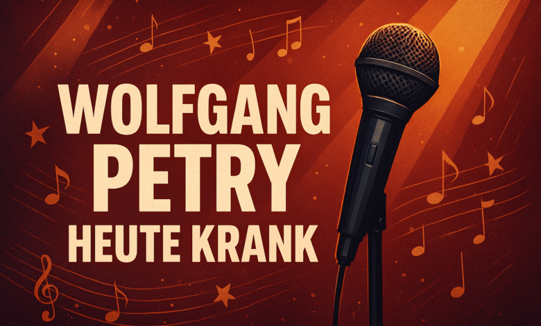 Wolfgang Petry heute krank